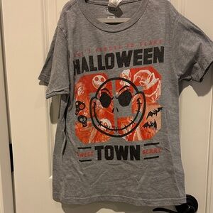 Disney Halloween Town Kids Costume T-Shirt - Gray and Red